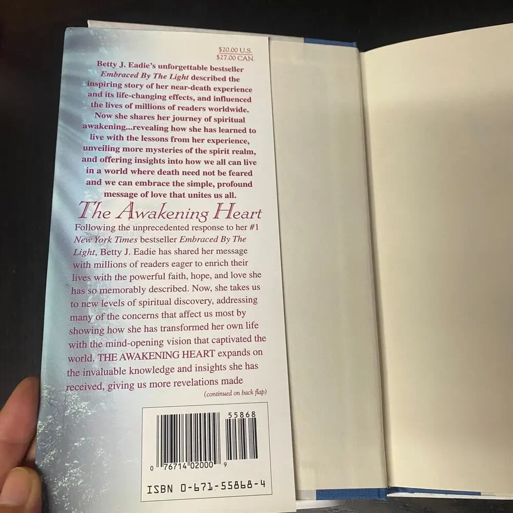 Awakening Heart : My Continuing Journey to Love by Betty J. Eadie 1996
